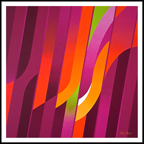 Fandango Fun abstract acrylic painting